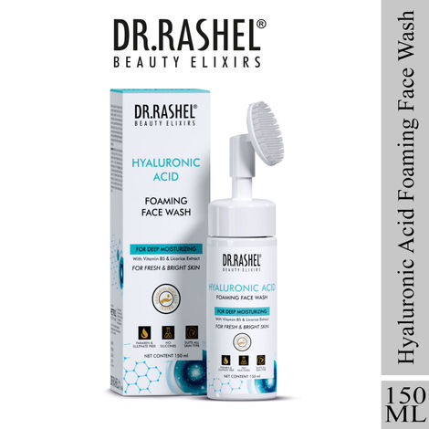 Buy Dr.Rashel Hyaluronic Acid Foaming Face Wash (150 ml)-Purplle