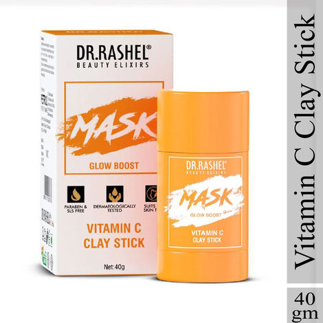 Buy Dr.Rashel Vitamin C Clay Stick Mask With Glow Boost (40 gm)-Purplle