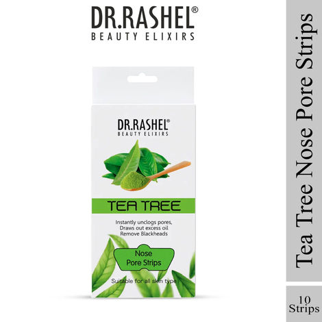 Buy Dr.Rashel Tea Tree Nose Pore Strips Blackhead Removal (10 Strips)-Purplle