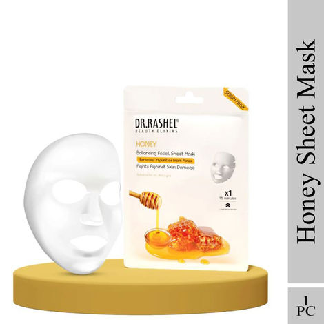 Buy Dr.Rashel Honey Balancing Facial Sheet Mask Suitable For All Skin Type 1 Pc-Purplle