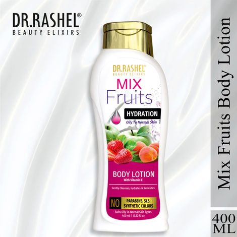 Buy Dr.Rashel Mix Fruits Hydration Body LotionA Normal To Oily skinA (400 ml)-Purplle