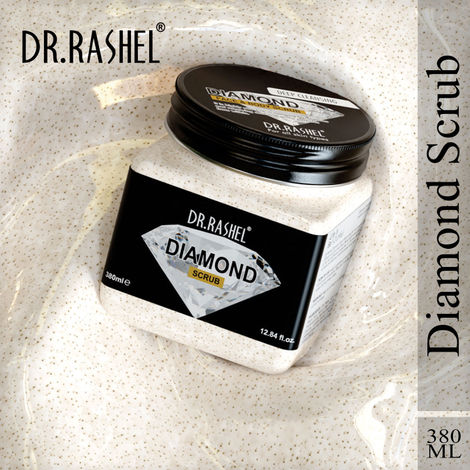 Buy Dr.Rashel Deep Cleansing Diamond Face And Body Scrub For All Skin Types (380 ml)-Purplle