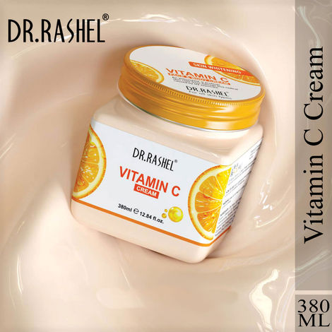 Buy Dr.Rashel Skin Whitening Vitamin C Face And Body Cream For All Skin Types (380 ml)-Purplle
