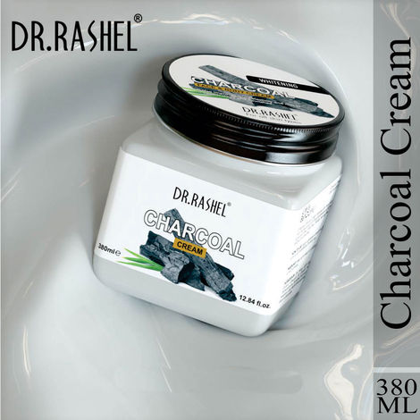 Buy Dr.Rashel Whitening Charcoal Face And Body Cream For All Skin Types (380 ml)-Purplle