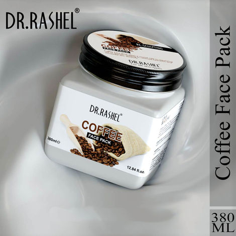 Buy Dr.Rashel Re-Sculpting Coffee Face Pack For All Skin Types (380 ml)-Purplle