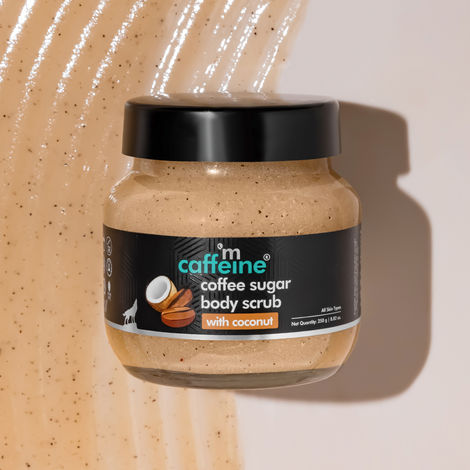 Buy mCaffeine Coffee Sugar Body Scrub with Coconut-Purplle