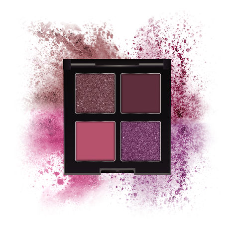 Buy FACES CANADA 4 IN 1 Quad Eyeshadow Palette - Wicked Fantasy 03, 4.8g | Shimmer & Matte Shades | Satin Matte Finish Eye Shadow Quartet | Intense Pigment | Long Lasting | Lightweight Formula Infused with Vitamin E  | Vegan-Purplle
