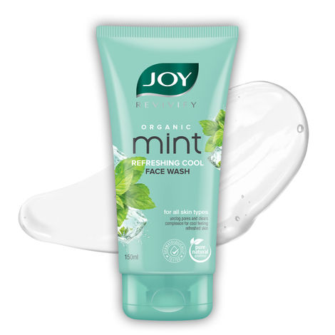 Buy Joy Revivify Organic Refreshing Cool Mint Face Wash (150 ml)-Purplle