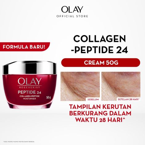 Buy Olay Collagen Peptide 24 Face Cream |with Collagen Peptide and Niacinamide |improves skin resilience and hydrates for plumping and bouncy looking skin |Suitable for Normal, Dry, Oily & Combination skin |50 gm-Purplle