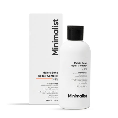 Buy Minimalist Maleic Bond Repair Complex 3.5% Hair Shampoo with Ceramide, Coconut oil & Betaine 250 ml-Purplle