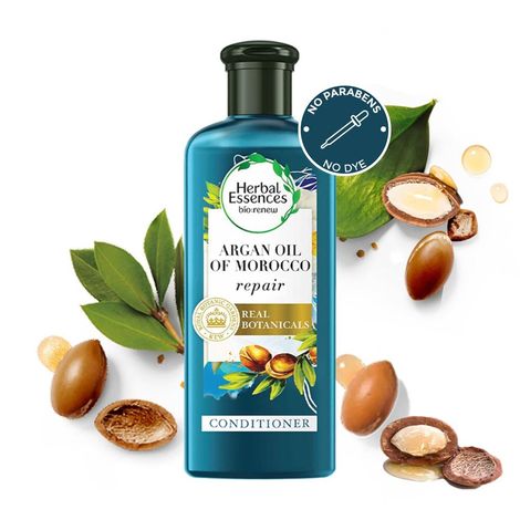Buy Herbal Essences Argan Oil of Morocco CONDITIONER- For Hair Repair and No Frizz- No Paraben, No Colorants, 240 ml-Purplle