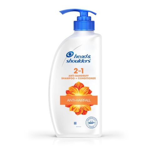 Buy Head & Shoulders 2-in-1 Anti-Hairfall Anti-Dandruff Shampoo, Conditioner 650ml-Purplle