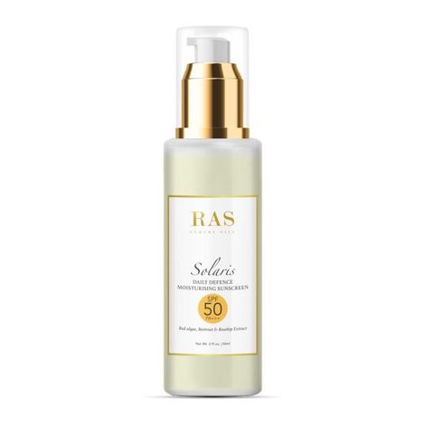 Buy RAS Luxury Oils Solaris Daily Defence Mineral Sunscreen Moisturiser SPF 50 (50 ml)-Purplle