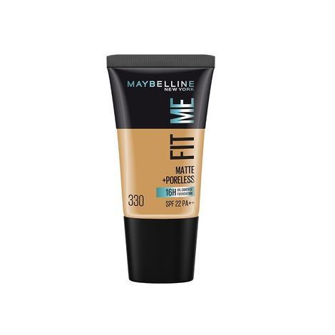 Buy Maybelline New York Fit Me Matte+Poreless Liquid Foundation Tube - Toffee 330 (18 ml)-Purplle