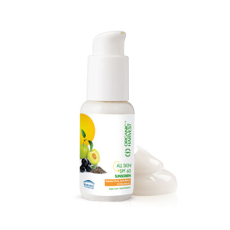 Buy Organic Harvest Sunscreen SPF 60 (50 g)-Purplle