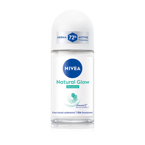 Buy Nivea&nbsp;natural glow&nbsp;Sensitive Roll On (50 ml)-Purplle