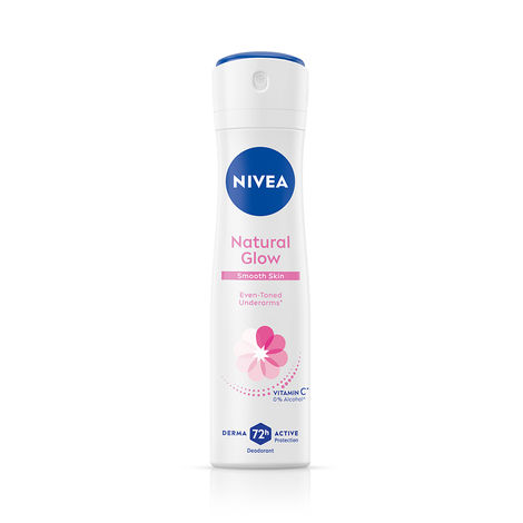 Buy Nivea Deodorant, Natural Glow Smooth Skin, Women (150 ml)-Purplle