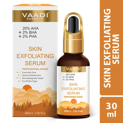 Buy Vaadi Herbals Skin Exfoliating Serum With 20% AHA & 2% BHA & 2% PHA-Purplle