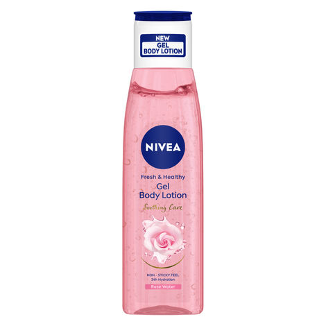 Buy Nivea Rose water Gel body lotion for Non-sticky feel & 24H Hydration-Purplle