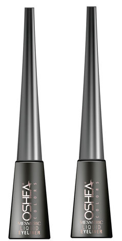 Buy OSHEA HERBALS Mesmeric Liquid Eye Liner( Deep Black) pack of 2-Purplle