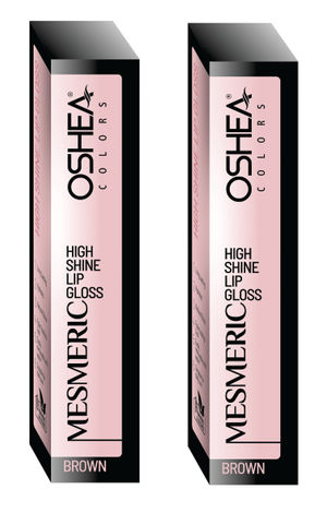 Buy Oshea colors Mesmeric High Shine Lip Gloss (brown) pack of 2-Purplle