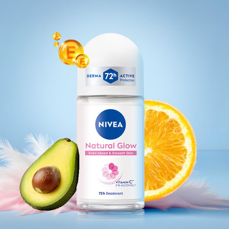 Buy NIVEAA Deodorant Roll On Natural Glow Smooth Skin 50 ml-Purplle