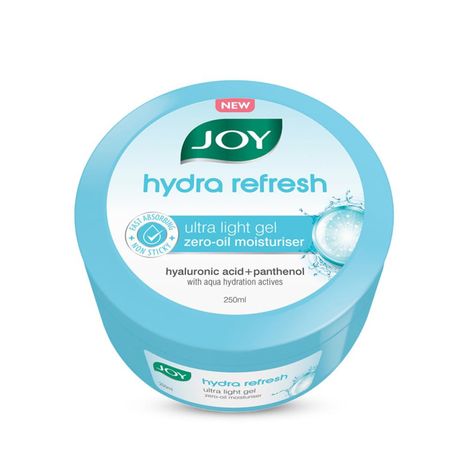 Buy Joy Refresh Ultra Light Gel Oil Free Moisturizer with Hyaluronic Acid & Panthenol (250ml)-Purplle