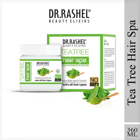 Buy Dr.Rashel Tea Tree Hair Spa Anti-Dandruff Suits All Hair Types (360ml)-Purplle