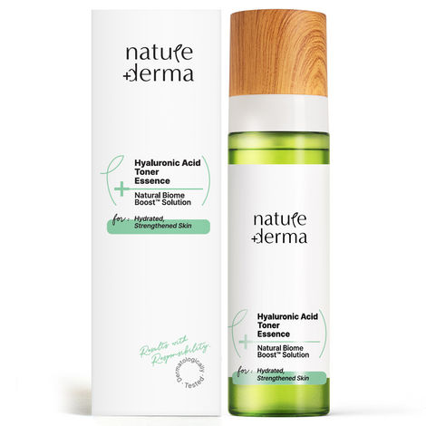Buy Nature Derma Hyaluronic Acid Toner Essence with Natural Biome-Boost™ Solution for Hydrated, Strengthened Skin-Purplle
