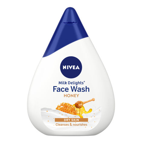 Buy NIVEA Face Wash Milk Delights Moisturizing Honey Dry Skin 100ml-Purplle