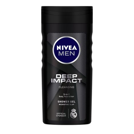 Buy Nivea Men Deep Impact Cleansing Shower Gel (250 ml)-Purplle