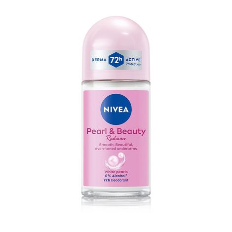 Buy Nivea Deo Roll-on- White Pearls & 0% Alcohol , for Smooth Underarms, 48H freshness and odour protection, 50 ml-Purplle