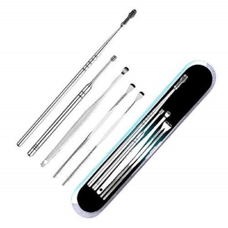 Buy Bronson Professional Earwax Removal Kit With Storage Box(5pcs)-Purplle