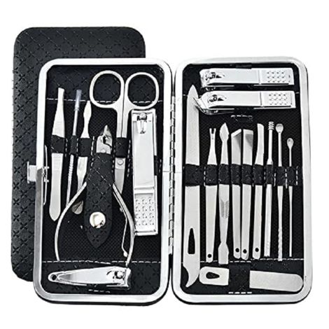 Buy Bronson Professional Manicure and Pedicure tool set kit 19 in 1 with storage box-Purplle