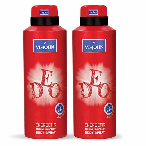 Buy VI - JOHN Irresistible Scent Fresh & Soothing Good Fragrance Energetic Deo (pack of 2) 175ml each-Purplle