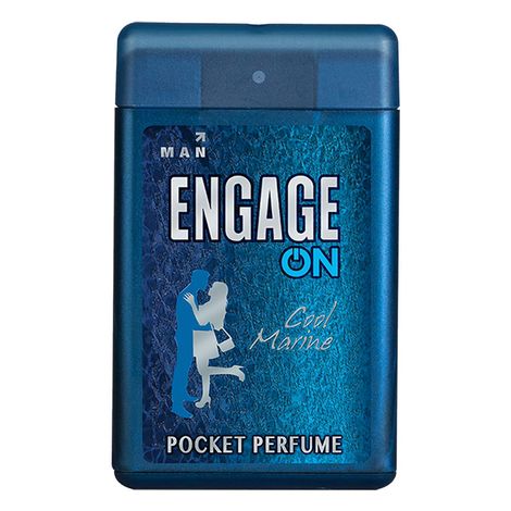 Buy Engage ON Cool Marine Pocket Perfume, 17ml-Purplle