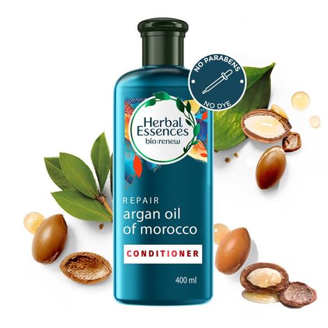 Buy Herbal Essences bio:renew Argan Oil of Morocco CONDITIONER | No Parabens No Colourants, 400ml-Purplle