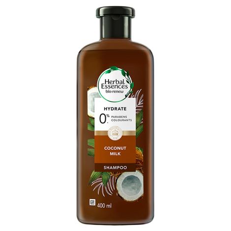 Buy Herbal Essences bio:renew Coconut Milk SHAMPOO ,No Parabens No Colourants, 400ml-Purplle