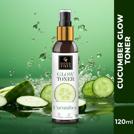 Buy Good Vibes Glow Toner - Cucumber (120 ml)-Purplle