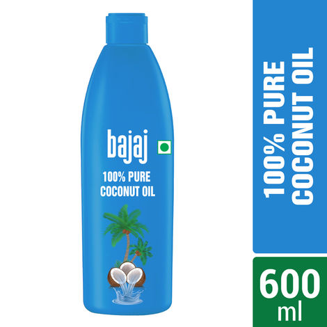Buy Bajaj Coconut Oil 600ml-Purplle