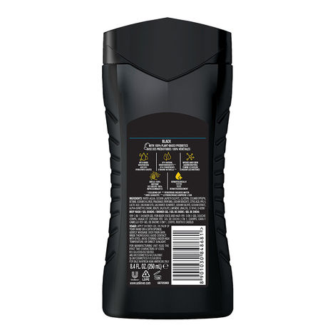 Axe Black 3 In 1 Body, Face & Hair Wash for Men, Long-Lasting