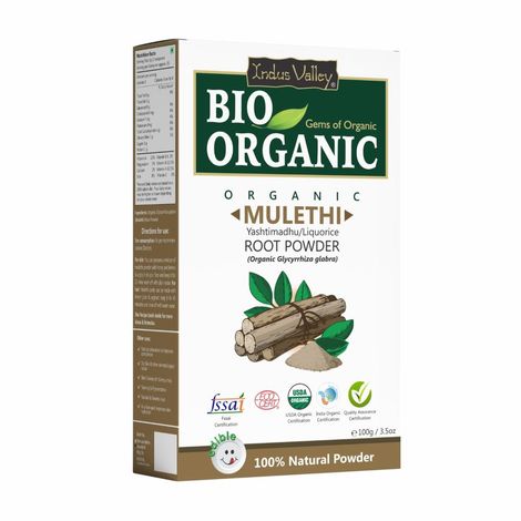 Buy Indus valley bio organic mulethi powder 100 gm-Purplle