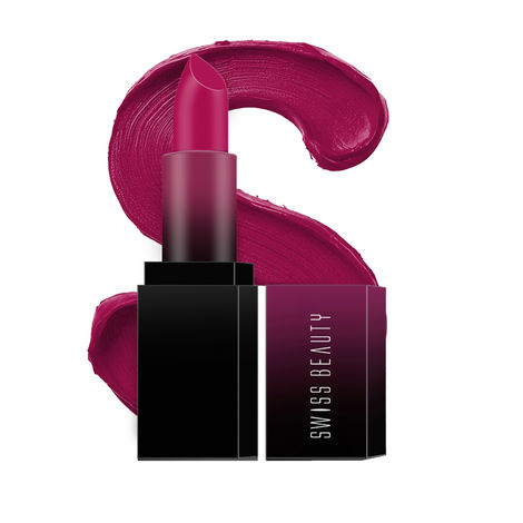 Buy Swiss Beauty HD Matte Lipstick Fire Pink 05 (3.5 gm)-Purplle