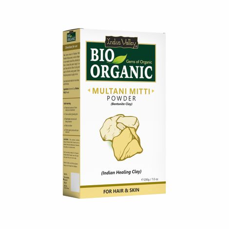 Buy Indus Valley BIO Organic Multani Mitti Powder-200 gm-Purplle