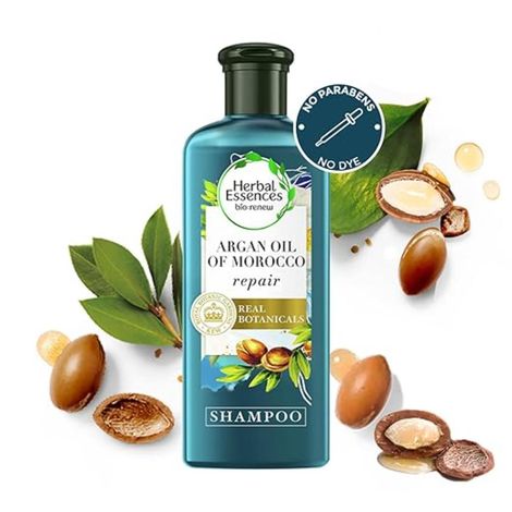 Buy Herbal Essences Argan Oil of Morocco SHAMPOO- For Hair Repair and No Frizz- No Paraben, No Colorants, 240 ml-Purplle