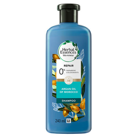 Buy Herbal Essences Argan Oil of Morocco SHAMPOO- For Hair Repair and No Frizz- No Paraben, No Colorants, 240 ml-Purplle