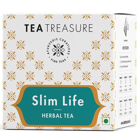 Buy Tea Treasure Organic Slim life Tea - 10 Pyramid Tea Bags-Purplle
