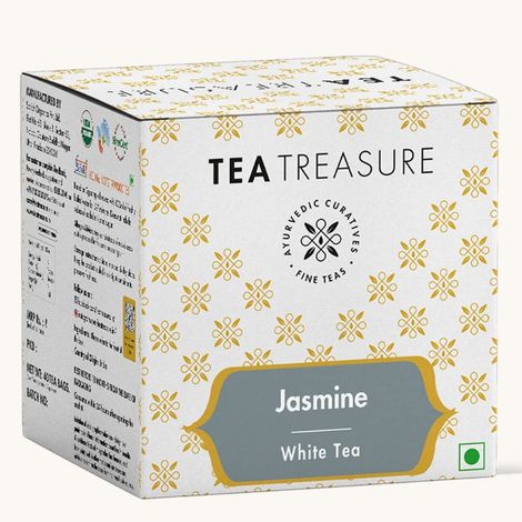 Buy Tea Treasure jasmine white Tea - 10 Tea Bag-Purplle