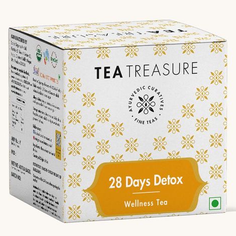 Buy Tea Treasure 28 days detox Tea - 10 Tea Bag-Purplle