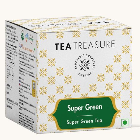 Buy Tea Treasure Super green Tea - 10 Tea Bag-Purplle